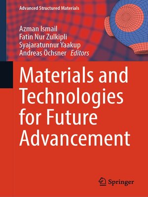 cover image of Materials and Technologies for Future Advancement